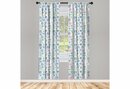 Bild 1 von Gardine »Vorhang für Wohnzimmer Schlafzimmer Dekor«, Abakuhaus, Schneeflocke Bunte Winter Blatt