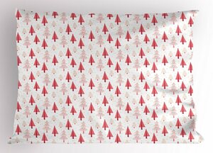 Abakuhaus Kissenbezug »Dekorativer Standard King Size Gedruckter Kissenbezug,«, Weihnachten Zierbäume Sterne