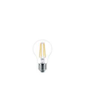 Philips LED Lampe 7 W E27 warmweiß 806 lm klar