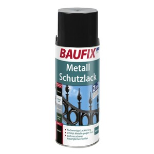 Baufix Metallschutzlack - Schwarz 6-er Set