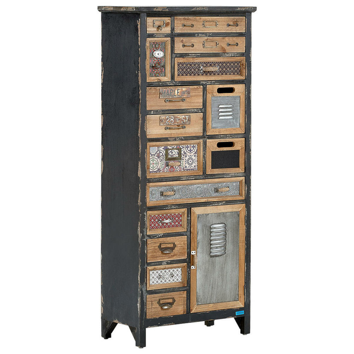 Bild 1 von Landscape Kommode kiefer massiv multicolor  Laura  Mehrfarbig