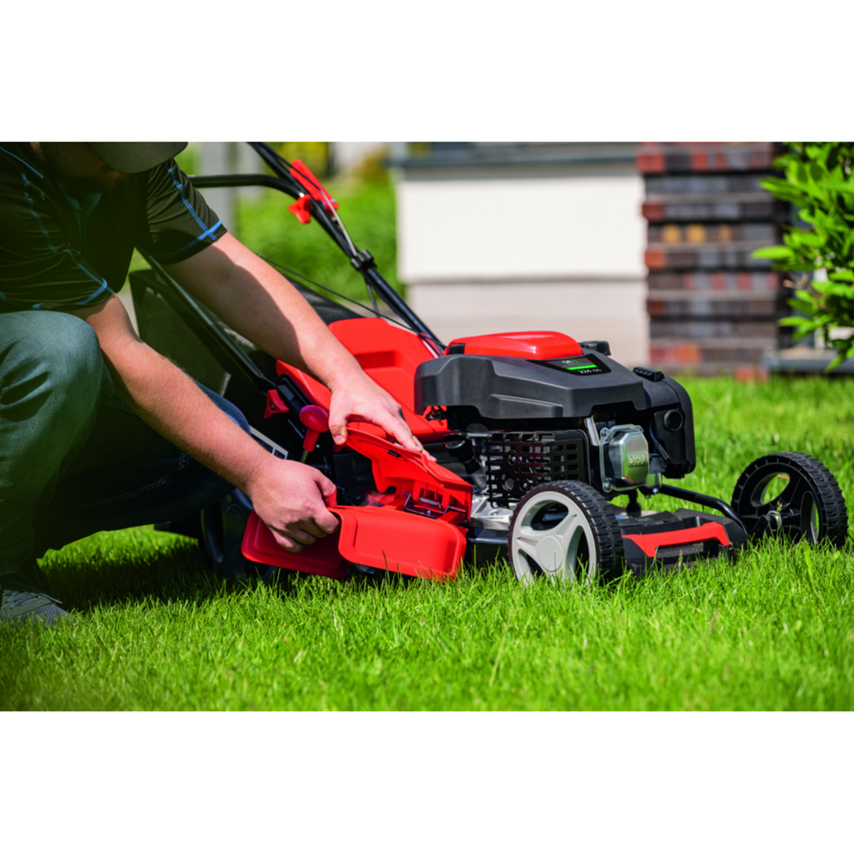 Bild 3 von Scheppach 6 in 1 Benzin-Rasenmäher MS226-53 SE