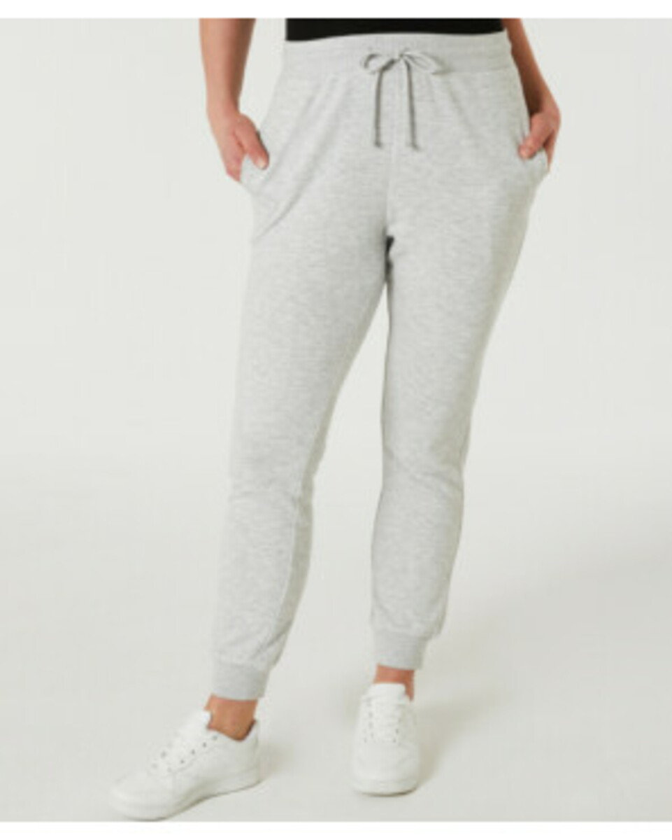 Bild 1 von Jogginghose mit Tunnelzug, Janina, Seitentaschen, hellgrau melange