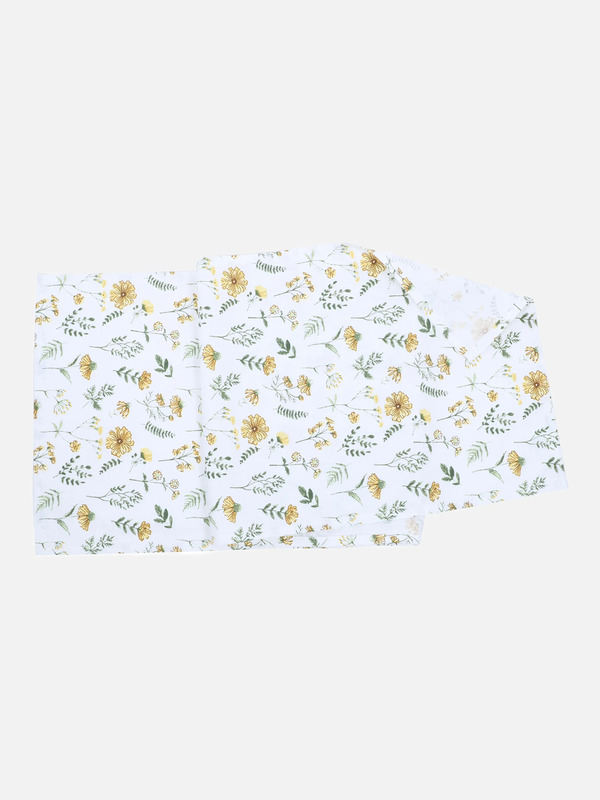 Bild 2 von Tischläufer mit Blumen 40x140 cm
                 
                                                        Weiß