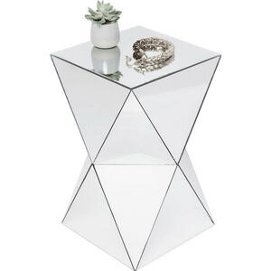 Kare-Design Beistelltisch quadratisch  Luxury Triangle  Glas
