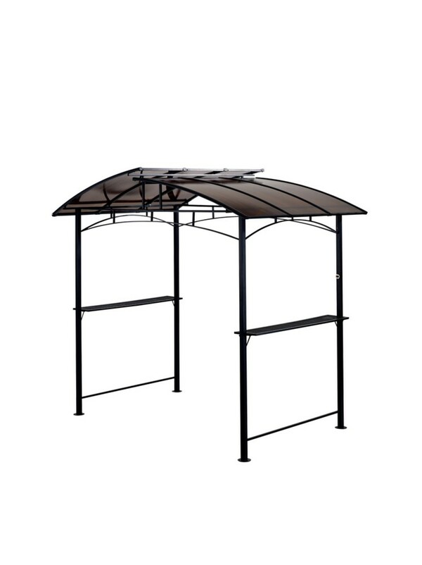 Bild 2 von HC Home & Living Aluminium-Grillpavillon, ca. 165 x 245 x 345 cm - Anthrazit