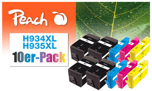 10er-Pack Tintenpatronen kompatibel zu HP No. 934/935XL