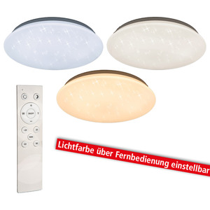 I-Glow LED-Deckenleuchte "Sternenhimmel", Ø ca. 38 cm