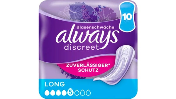 Bild 1 von always Discreet Inkontinenz Long 10 Stück