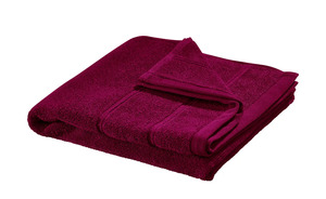 HOME STORY Duschtuch  Lifestyle lila/violett reine Baumwolle, Baumwolle Maße (cm): B: 70 Heimtextilien