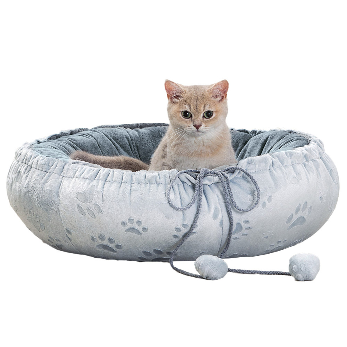 Bild 1 von CAT BONBON Haustier-Bettchen "Sweet Dreams" - Grau / Hellgrau