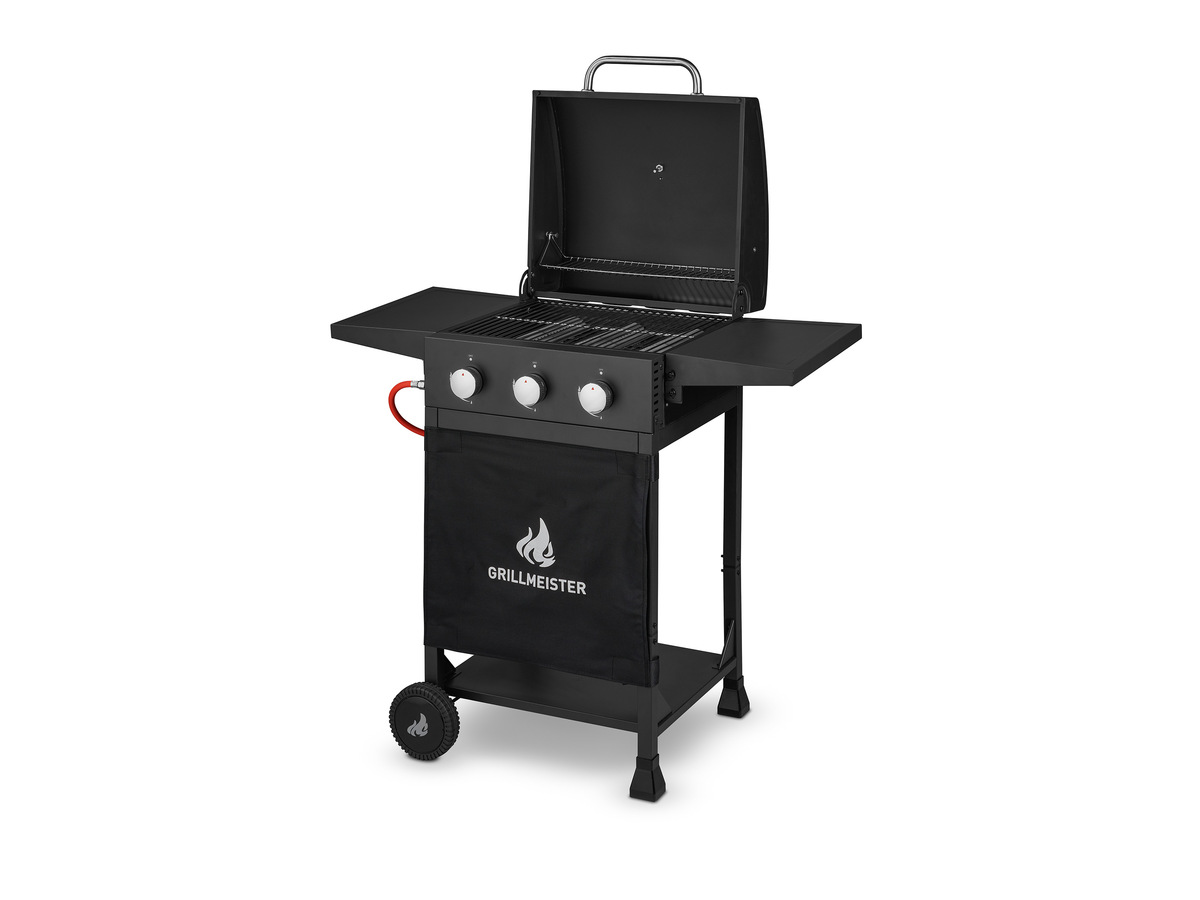 GRILLMEISTER Gasgrill »Memphis«, 3 Brenner, 9 kW von Lidl ansehen!