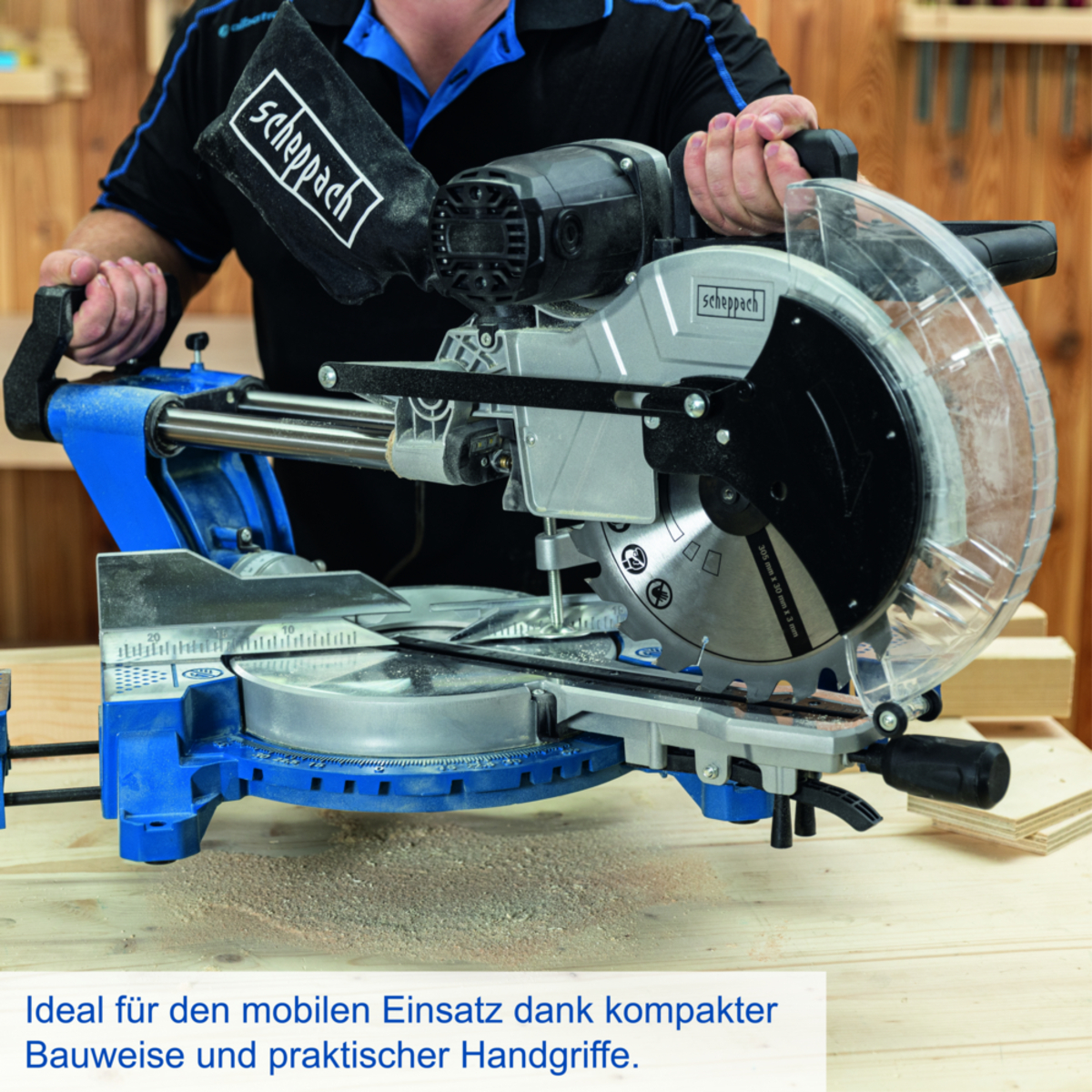 Bild 3 von Scheppach Kapp-Zugsäge HM140L