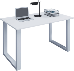VCM Schreibtisch Lona 110x80 U-Fußgestell weiß/weiß