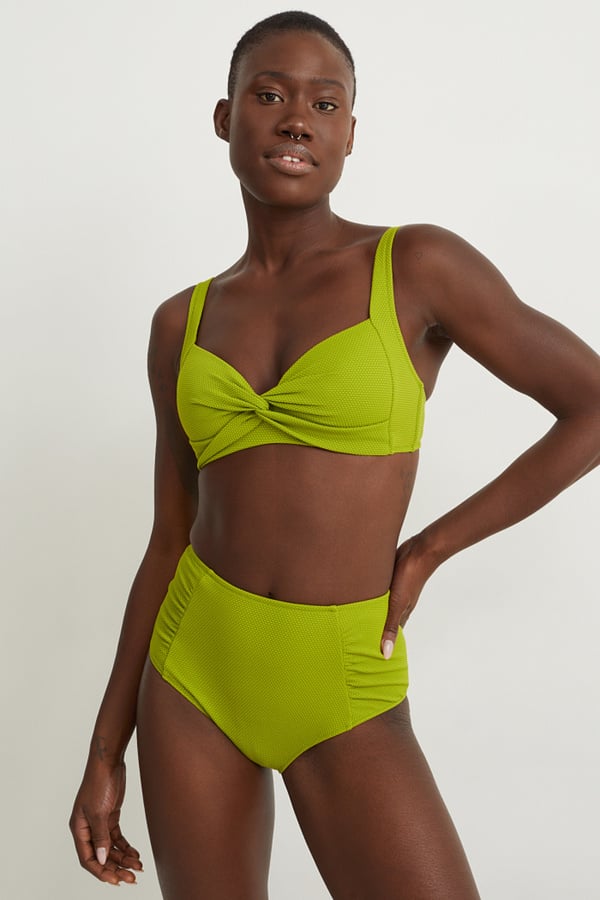 Bild 1 von C&A Bikini-Hose-Mid Waist-LYCRA® XTRA LIFE™, Grün, Größe: 44
