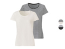 Bild 1 von ESMARA® Damen T-Shirt, 2 Stück, mit weitem Rundhalsausschnitt