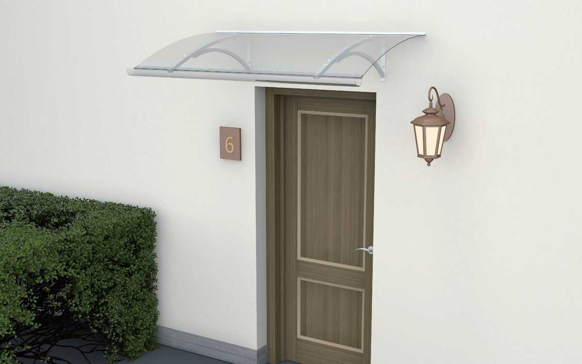 Bild 2 von Powertec Garden Glas Vordach 150 x 90 cm 3mm Dicke