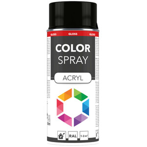 Lackspray 400 ml Acryl RAL9005 schwarz Prisma Color