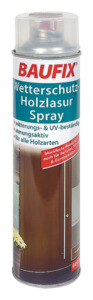 Baufix Wetterschutz-Holzlasur Spray, ebenholz 6er Set