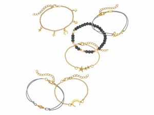 Heideman Multi Armband-Set Damen aus Edelstahl gold für Frauen
