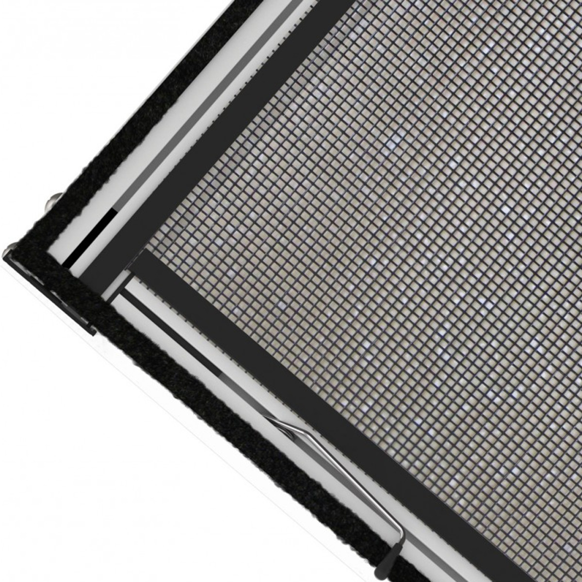 Bild 3 von Powertec Alu-Fliegengitter-Bausatz Slim 100x120cm braun