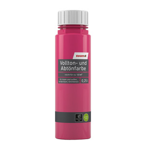 toomEigenmarken - 
            toom Vollton- und Abtönfarbe pink seidenmatt 250 ml