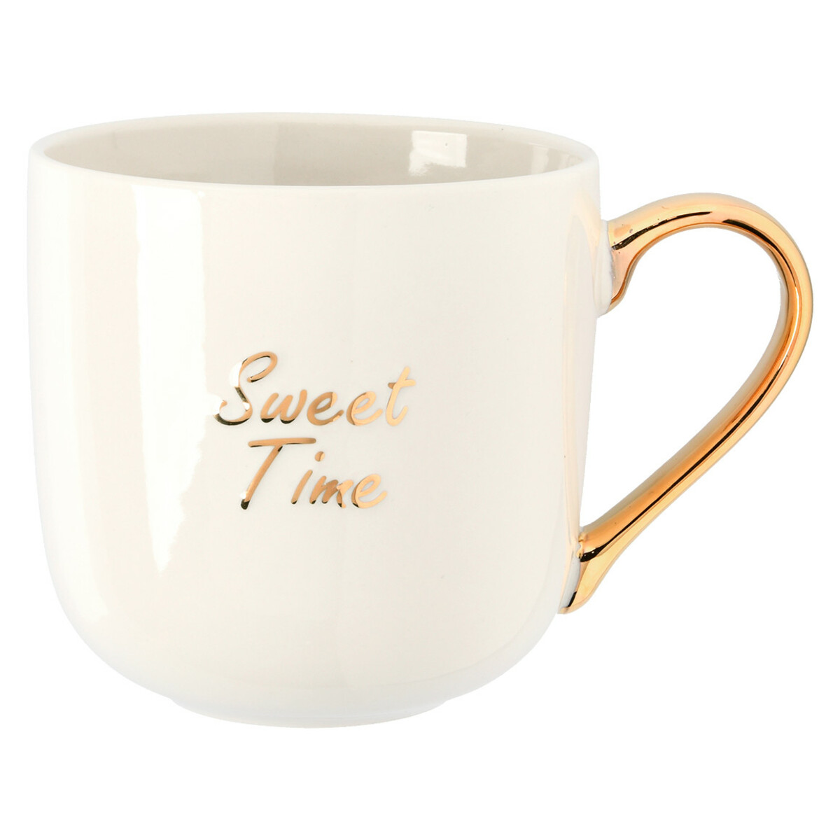 Bild 1 von Tasse mit Schriftzug WEISS / GOLD