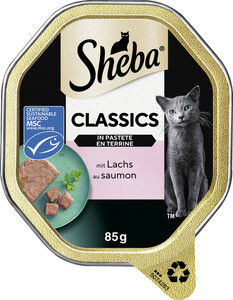 Sheba Classics in Pastete mit Lachs 85G