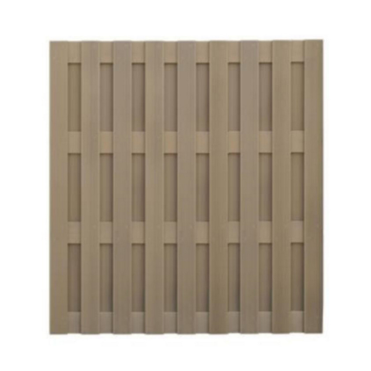 Bild 1 von WPC-Sichtschutzzaun sand 180 x 180 cm