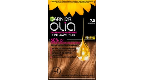 Bild 1 von GARNIER Olia dauerhafte Haarfarbe Nr. 7.0 Mittelblond