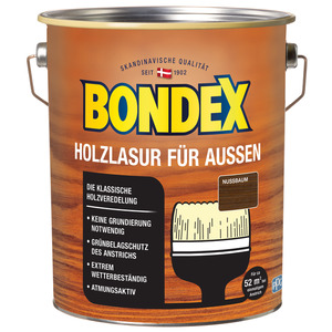 Bondex - 
            Bondex Holzlasur Nussbaum 4 l