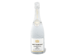 Brut d'Argent Ice Chardonnay Sekt halbtrocken, Schaumwein 2019