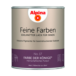 Alpina Buntlack 'Feine Farben' Farbe der Könige, matt 750ml