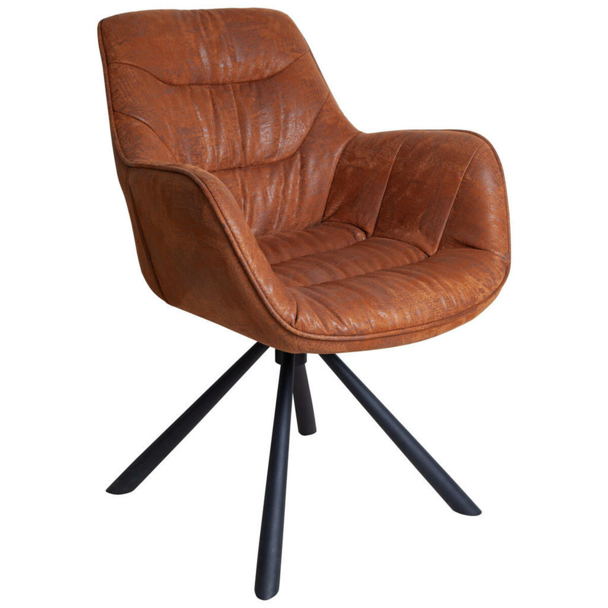 Bild 1 von Hom`in Armlehnstuhl  Braun Schwarz