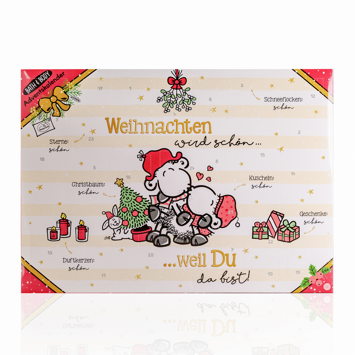 Bild 1 von Adventskalender SHEEPWORLD in Box, Motiv: Weihnachten wird schön...