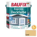 Bild 1 von BAUFIX 2in1 Express Deckfarbe sand 2,5 L 2er Set