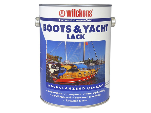 Bild 1 von Wilckens Boots- und Yachtlack, 2,5 Liter, hochglänzend