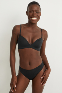 C&A Bikini-Top-wattiert-LYCRA® XTRA LIFE™, Schwarz, Größe: 44