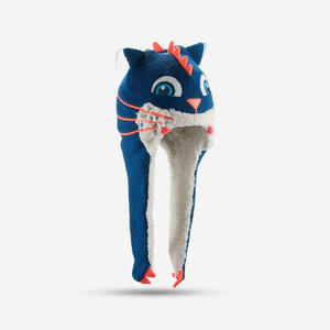 Skimütze Peruvien Monstercat Kinder blau