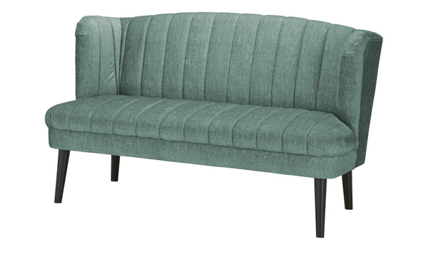 Bild 1 von Twist Küchensofa  Velours meliert Rina türkis/petrol Maße (cm): B: 180 H: 92 T: 76 Bänke