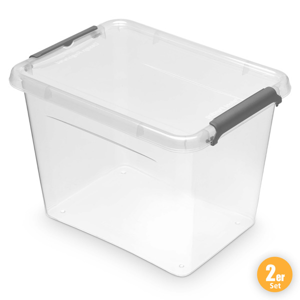 Bild 1 von Toptex Ordnung Clipboxen, je ca. 19,5 x 15 x 13,5 cm - 2er-Set