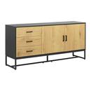 Bild 1 von SIDEBOARD 'Giorgia', Eichefarben/Schwarz