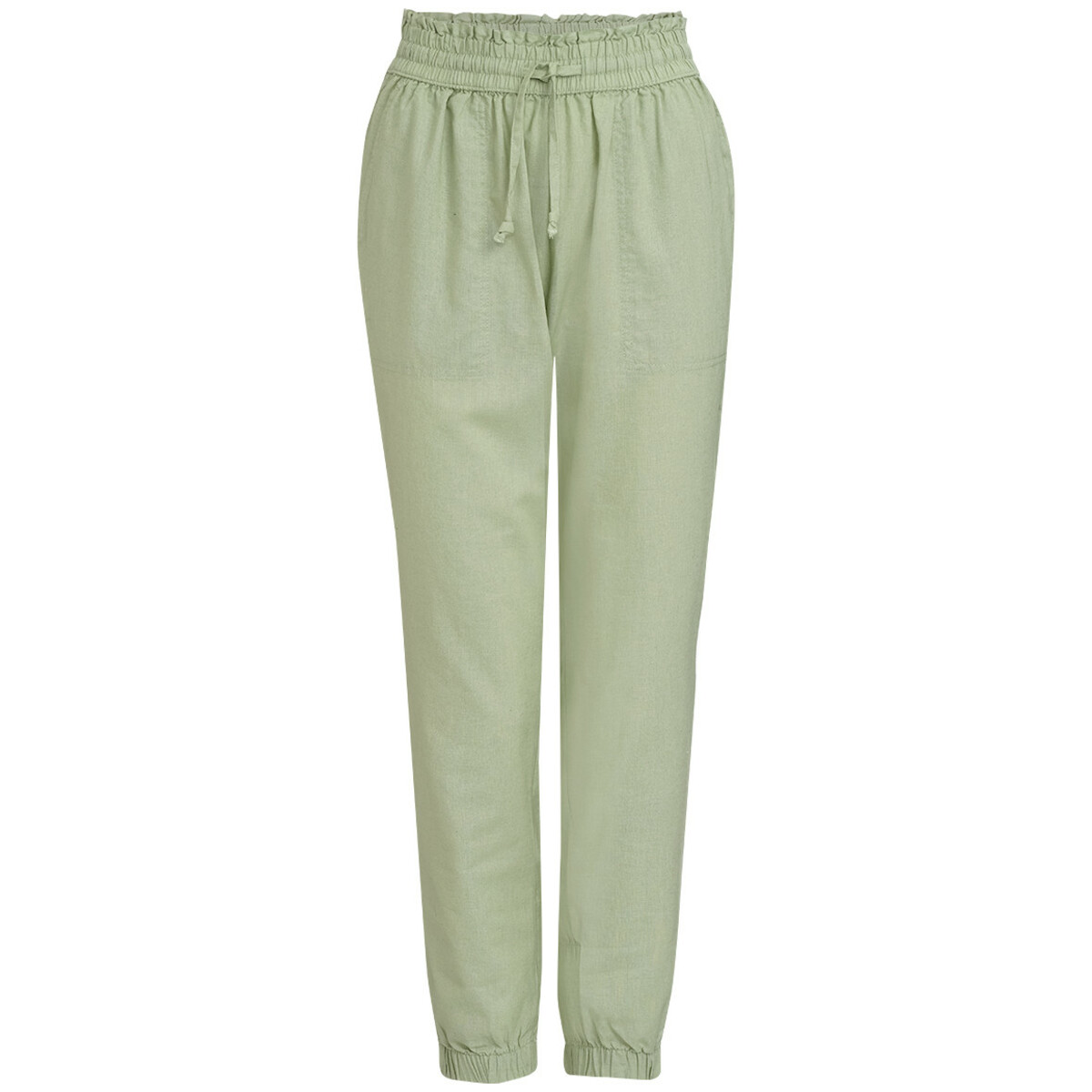 Bild 1 von Damen Hose mit Leinenmix HELLGRÜN