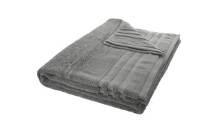 LAVIDA Badetuch  Soft Cotton grau reine Micro-Baumwolle, Baumwolle Maße (cm): B: 100 Heimtextilien