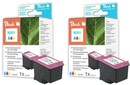 Bild 3 von Peach Doppelpack Druckköpfe color kompatibel zu HP No. 301, CH562EE
