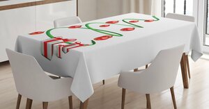 Abakuhaus Tischdecke »Personalisiert Farbfest Waschbar Für den Außen Bereich geeignet Klare Farben«, Weihnachten Abstrakte Weihnachtsbaum