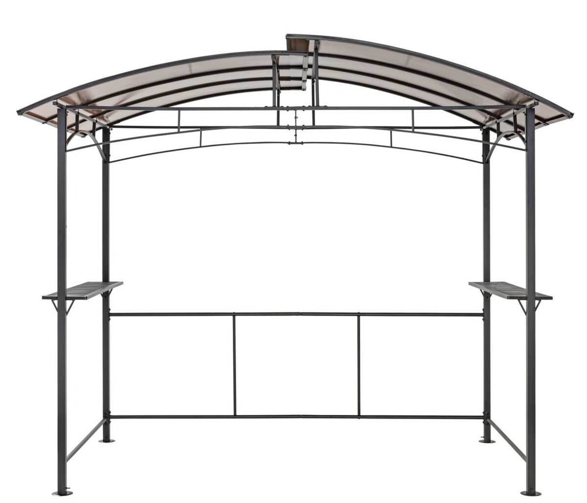 Bild 2 von HC Home & Living Aluminium-Grillpavillon, ca. 165 x 275 x 235 cm - Anthrazit