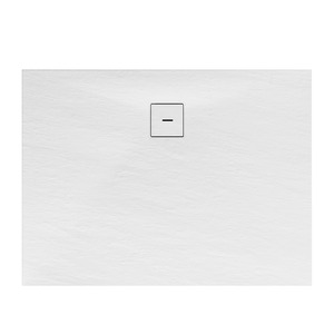 Schulte Duschwanne, Mineralguss, flach, weiß, rechteckig, 140 x 90 x 4 cm