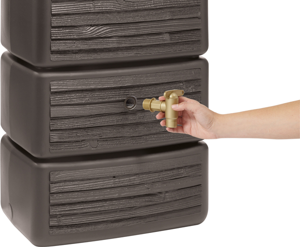 Bild 3 von 4rain SLIM WOOD DECOR Wandtank 330 Liter darkwood