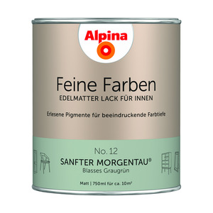 Alpina Buntlack 'Feine Farben' Sanfter Morgentau, matt 750ml